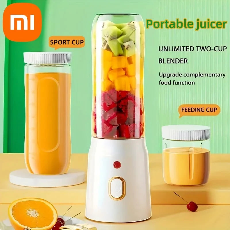 Xiaomi Liquidificador Elétrico Juicer USB Recarregável Rápido Portátil